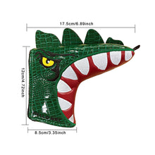 Load image into Gallery viewer, Scott Edward Funny Golf Putter Headcover Magnetic Golf Blade Putter Cover Leather Closure Tyrannosaurus Rex Pattern,1 pcs