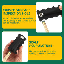 Load image into Gallery viewer, Scott Edward 5-in-1 Flat Pool Cue Tips Shaper, Billiard Cue Stick Tip Tool Accessories For Replacement And Shaping Cue Tips