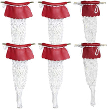 Load image into Gallery viewer, Scott Edward Pool Snooker Table Leather Pockets, Billiard Leather Net Pockets, Included Wood Screws, Set of 6, Homemade Tables or Game Room