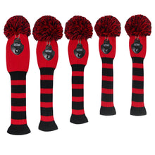 Load image into Gallery viewer, 2022 New Style Scott Edward Knitted Golf Covers for Driver Wood,Fairway Wood and Hybrid Wood,Protect Golf Club from Scratches and Dust,Decorate Golf Bags with Red Black Stripes
