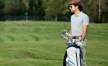 Load image into Gallery viewer, Scott Edward Golf Club Covers for Driver(460cc),Fairway and Hybrid,Grey White Argyles Elastic Yarn,Sung Fit for Golf Head with Pom Pom,Protect golf from Scratches and Dust