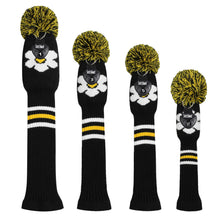 Load image into Gallery viewer, Scott Edward Knitted Golf Covers for Driver Wood,Fairway Wood and Hybrid Wood,Protect Golf Club from Scratches and Dust,Double Layers,Decorate Golf Bags, Flower Pattern