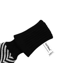 Load image into Gallery viewer, Scott Edward Knitted Golf Covers for Driver Wood,Fairway Wood and Hybrid Wood,Protect Golf Club from Scratches and Dust,Double Layers,Decorate Golf Bags, Black White Twill Pattern