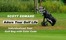 Load image into Gallery viewer, Scott Edward Golf Club Knitted Headcovers Double Layers Elastic Acrylic Yarn,Fluffy Pom Creativity Pattern for Golfer Gifts,Golf Club Protector- Black White Plaid for Driver(460cc),Fairway(3/5/7) and Hybrid(UT)