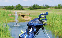 Load image into Gallery viewer, Scott Edward Knitted Golf Covers for Driver Wood,Fairway Wood and Hybrid Wood,Protect Golf Club from Scratches and Dust,Double Layers,Decorate Golf Bags,Blue White Argyles
