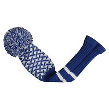 Load image into Gallery viewer, Scott Edward Golf Club Knitted Headcovers for Driver(460cc),Fairway(3/5/7) and Hybrid(UT),Double Layers Acrylic Yarn,Fluffy Pom Creativity Pattern for Golfer Gifts,Golf Club Protector