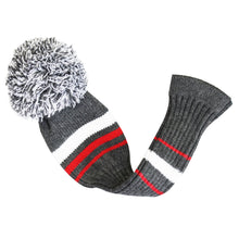 Load image into Gallery viewer, Scott Edward Knitted Golf Covers for Driver Wood,Fairway Wood and Hybrid Wood,Protect Golf Club from Scratches and Dust,Decorate Golf Bags with Classical Grey White Red Stripes