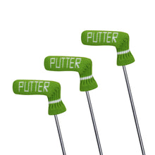 Load image into Gallery viewer, Scott Edward Knitted Putter Cover Blade,1 Piece in Pack, Fits Golf Blade Putters Cute and Soft-Green White Stripes