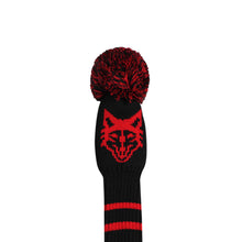 Load image into Gallery viewer, Scott Edward Golf Club Knitted Headcovers Double Layers Elastic Acrylic Yarn,Fluffy Pom Creativity Pattern for Golfer Gifts,Golf Club Protector- Cute Red Fox for Driver(460cc),Fairway(3/5/7) and Hybrid(UT)