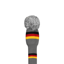Load image into Gallery viewer, Scott Edward Knitted Golf Covers for Driver Wood,Fairway Wood and Hybrid Wood,Protect Golf Club from Scratches and Dust,Double Layers,Decorate Golf Bags, Grey Yellow Pattern