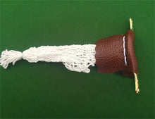 Load image into Gallery viewer, Scott Edward Pool Snooker Table Leather Pockets, Billiard Leather Net Pockets, Included Wood Screws, Set of 6, Homemade Tables or Game Room