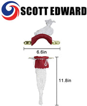 Load image into Gallery viewer, Scott Edward Pool Snooker Table Leather Pockets, Billiard Leather Net Pockets, Included Wood Screws, Set of 6, Homemade Tables or Game Room