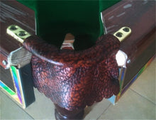 Load image into Gallery viewer, Scott Edward Pool Snooker Table Leather Pockets, Billiard Leather Net Pockets, Included Wood Screws, Set of 6, Homemade Tables or Game Room