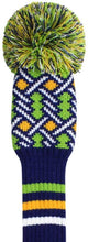 Load image into Gallery viewer, Scott Edward Golf Club Knitted Headcovers for Driver(460cc),Fairway(3/5/7) and Hybrid(UT),Double Layers Acrylic Yarn, Four Colors Styles Pattern for Golfer Gifts,Golf Club Protector