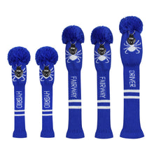 Load image into Gallery viewer, 2022 New Style Scott Edward Knitted Golf Covers for Driver Wood,Fairway Wood and Hybrid Wood,Protect Golf Club from Scratches and Dust,Decorate Golf Bags with Blue Spider Pattern