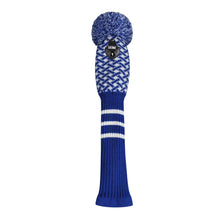 Load image into Gallery viewer, Scott Edward Golf Club Knitted Headcovers for Driver(460cc),Fairway(3/5/7) and Hybrid(UT),Double Layers Acrylic Yarn,Fluffy Pom Creativity Pattern for Golfer Gifts,Golf Club Protector