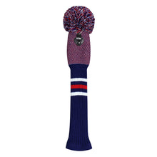 Load image into Gallery viewer, Scott Edward Knitted Golf Covers for Driver Wood,Fairway Wood and Hybrid Wood,Protect Golf Club from Scratches and Dust,Double Layers,Decorate Golf Bags, Blue Dots Pattern
