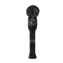 Load image into Gallery viewer, Scott Edward Knitted Golf Club Covers for Driver Wood,Fairway Wood and Hybrid Wood,Protect Golf Club from Scratches and Dust,Decorate Golf Bags with Maya Black Red Pattern