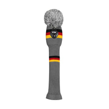 Load image into Gallery viewer, Scott Edward Knitted Golf Covers for Driver Wood,Fairway Wood and Hybrid Wood,Protect Golf Club from Scratches and Dust,Double Layers,Decorate Golf Bags, Grey Yellow Pattern