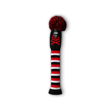 Load image into Gallery viewer, Scott Edward Golf Club Knitted Headcovers Double Layers Elastic Acrylic Yarn,Fluffy Pom Creativity Pattern for Golfer Gifts,Golf Club Protector- Skull Pattern for Driver(460cc),Fairway(3/5/7) and Hybrid(UT)