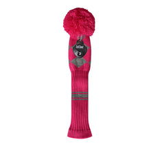 Load image into Gallery viewer, Scott Edward Knitted Golf Covers for Driver Wood,Fairway Wood and Hybrid Wood,Protect Golf Club from Scratches and Dust,Double Layers,Decorate Golf Bags,Rose Grey Argyles