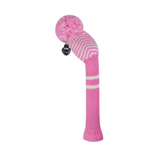 Load image into Gallery viewer, 2022 New Style Scott Edward Knitted Golf Covers for Driver Wood,Fairway Wood and Hybrid Wood,Protect Golf Club from Scratches and Dust,Decorate Golf Bags with Pink Herringbone Pattern