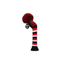 Load image into Gallery viewer, Scott Edward Golf Club Knitted Headcovers Double Layers Elastic Acrylic Yarn,Fluffy Pom Creativity Pattern for Golfer Gifts,Golf Club Protector- Skull Pattern for Driver(460cc),Fairway(3/5/7) and Hybrid(UT)