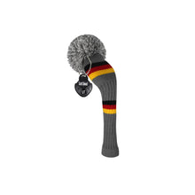 Load image into Gallery viewer, Scott Edward Knitted Golf Covers for Driver Wood,Fairway Wood and Hybrid Wood,Protect Golf Club from Scratches and Dust,Double Layers,Decorate Golf Bags, Grey Yellow Pattern