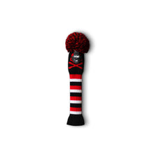 Load image into Gallery viewer, Scott Edward Golf Club Knitted Headcovers Double Layers Elastic Acrylic Yarn,Fluffy Pom Creativity Pattern for Golfer Gifts,Golf Club Protector- Skull Pattern for Driver(460cc),Fairway(3/5/7) and Hybrid(UT)