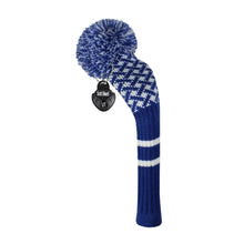 Load image into Gallery viewer, Scott Edward Golf Club Knitted Headcovers for Driver(460cc),Fairway(3/5/7) and Hybrid(UT),Double Layers Acrylic Yarn,Fluffy Pom Creativity Pattern for Golfer Gifts,Golf Club Protector