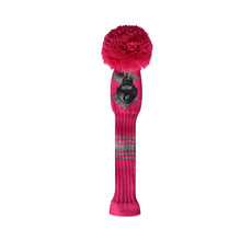 Load image into Gallery viewer, Scott Edward Knitted Golf Covers for Driver Wood,Fairway Wood and Hybrid Wood,Protect Golf Club from Scratches and Dust,Double Layers,Decorate Golf Bags,Rose Grey Argyles
