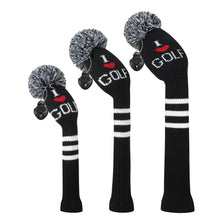 Load image into Gallery viewer, 2022 New Style Scott Edward Knitted Golf Covers for Driver Wood,Fairway Wood and Hybrid Wood,Protect Golf Club from Scratches and Dust,Decorate Golf Bags with Love Heart
