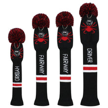 Load image into Gallery viewer, 2022 New Style Scott Edward Knitted Golf Covers for Driver Wood,Fairway Wood and Hybrid Wood,Protect Golf Club from Scratches and Dust,Decorate Golf Bags with Red Spider Pattern