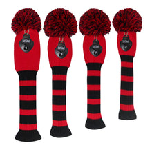 Load image into Gallery viewer, 2022 New Style Scott Edward Knitted Golf Covers for Driver Wood,Fairway Wood and Hybrid Wood,Protect Golf Club from Scratches and Dust,Decorate Golf Bags with Red Black Stripes