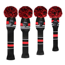 Load image into Gallery viewer, Scott Edward Golf Club Head Covers Fits Well Driver(460cc) Fairway Wood and Hybrid(UT) The Perfect Change for Golf Bag,Classical Red White Stripes