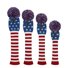 Load image into Gallery viewer, Scott Edward Knitted Golf Covers for Driver Wood,Fairway Wood and Hybrid Wood,Protect Golf Club from Scratches and Dust,Double Layers,Decorate Golf Bags, Starfish Pattern