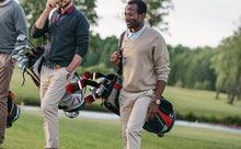 Load image into Gallery viewer, Scott Edward Novelty Red White Stripes Putter Covers Scene Map