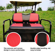 Load image into Gallery viewer, Scott Edward Golf Cart Accessories Golf Cart Seat Covers for Club Car Precedent/DS/EZGO TXT/RXV, Universal Replace The Front Vinyl Leather Seat Cushions, Adjustable Straps Retractable Buckle
