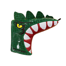 Load image into Gallery viewer, Scott Edward Funny Golf Putter Headcover Magnetic Golf Blade Putter Cover Leather Closure Tyrannosaurus Rex Pattern,1 pcs
