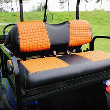 Load image into Gallery viewer, Scott Edward Golf Cart Accessories Golf Cart Seat Covers for Club Car Precedent/DS/EZGO TXT/RXV, Universal Replace The Front Vinyl Leather Seat Cushions, Adjustable Straps Retractable Buckle
