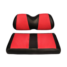 Load image into Gallery viewer, Scott Edward Golf Cart Accessories Golf Cart Seat Covers for Club Car Precedent/DS/EZGO TXT/RXV, Universal Replace The Front Vinyl Leather Seat Cushions, Adjustable Straps Retractable Buckle
