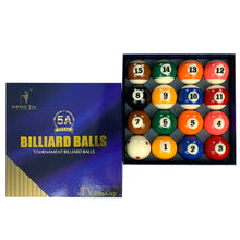 Load image into Gallery viewer, Scott Edward Billiard Pool Balls, Complete Set of 16 Pool Balls, Diameter 22.5&quot; (57.2mm) Weight 170/180G Cue Ball Set for Pool Table and Display, Regulation Size Pool Table Balls for Replacement
