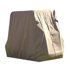 Load image into Gallery viewer, Scott Edward Golf Cart Cover 400D Waterproof Windproof Sunproof Outdoor All-Weather Polyester Full Golf Cart Cover Fits EZGO, Club Car, Yamaha, 2/4 Passenger Golf Cart, Taupe without air vent
