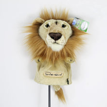 Load image into Gallery viewer, Scott Edward Funny Animal Head Golf Covers, Fit  for Drivers and Fairway Wood, Cute Lion , Cool and Functional

