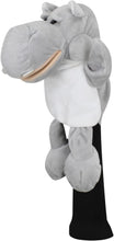 Load image into Gallery viewer, Scott Edward Funny Animal Head Golf Covers, Fit  for Drivers and Fairway Wood, Cute Hippo, Cool and Functional
