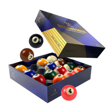 Load image into Gallery viewer, Scott Edward Billiard Pool Balls, Complete Set of 16 Pool Balls, Diameter 22.5&quot; (57.2mm) Weight 170/180G Cue Ball Set for Pool Table and Display, Regulation Size Pool Table Balls for Replacement
