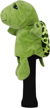 Load image into Gallery viewer, Scott Edward Funny Animal Head Golf Covers, Fit for Drivers and Fairway Wood, Cute Tortoise, Cool and Functional
