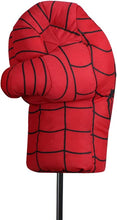 Load image into Gallery viewer, Scott Edward Boxing Golf Club Head Covers, Fit Drivers and Fairway Wood, Green, Red Spider, Unlimited Gloves
