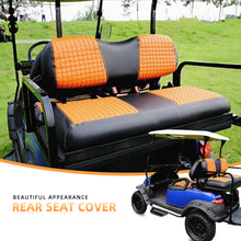 Load image into Gallery viewer, Scott Edward Golf Cart Accessories Golf Cart Seat Covers for Club Car Precedent/DS/EZGO TXT/RXV, Universal Replace The Front Vinyl Leather Seat Cushions, Adjustable Straps Retractable Buckle
