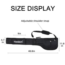 Load image into Gallery viewer, Scott Edward Foldable Golf Club Carry Bag, Portable Sunday Pencil Bag, Lightweight Waterproof Training Case, Holds 7-12 Clubs
